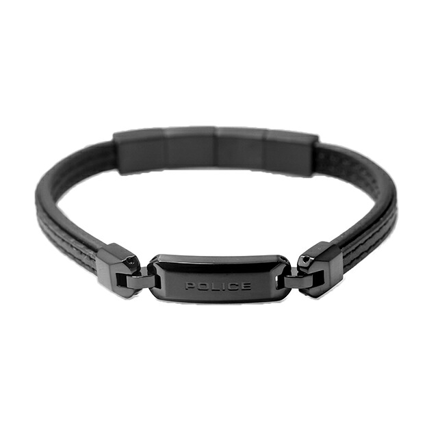 ポリス ブレスレット メンズ ブランド POLICE レイヤーロック LAYERLOCK GB0082904 ブラック アクセサリー 腕輪 ジュエリー ブランド 高級 おしゃれ プレゼント 男性 実用的 かっこいい