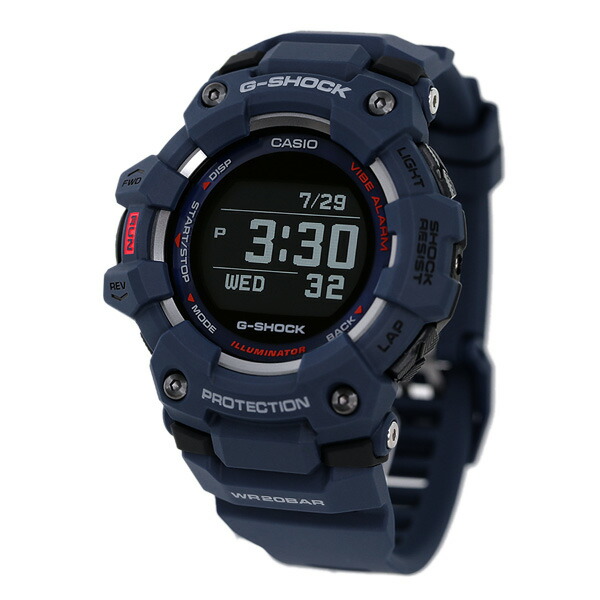 gショック ジーショック G-SHOCK ジースクワッド GBD-100-2DR Bluetooth ブラック 黒 ネイビー CASIO カシオ 腕時計 メンズ ブランド おしゃれ 防水 軽い プレゼント 男性 実用的