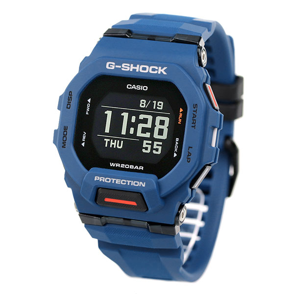 gショック ジーショック G-SHOCK ジースクワッド GBD-200-2DR ブラック 黒 ブルー CASIO カシオ 腕時計 メンズ ブランド おしゃれ 防水 軽い プレゼント 男性 実用的
