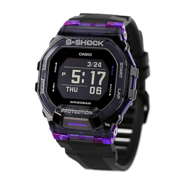 gショック ジーショック G-SHOCK G-スクワッド GBD-200 シリーズ ワールドタイム クオーツ GBD-200SM-1A6DR ブラック 黒 CASIO カシオ 腕時計 メンズ ブランド おしゃれ 防水 軽い プレゼント 男性 実用的