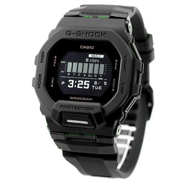 gショック ジーショック G-SHOCK クオーツ GBD-200UU-1 ジースクワッド GBD-200 シリーズ Bluetooth ブラック 黒 CASIO カシオ 腕時計 メンズ ブランド おしゃれ 防水 軽い プレゼント 男性 実用的