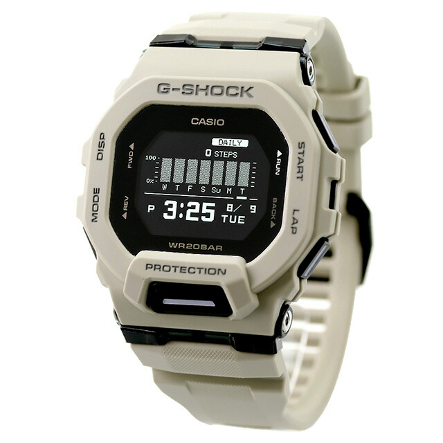 gショック ジーショック G-SHOCK クオーツ GBD-200UU-9 ジースクワッド GBD-200 シリーズ Bluetooth ブラック 黒 ライトグレー CASIO カシオ 腕時計 メンズ ブランド おしゃれ 防水 軽い プレゼント 男性 実用的