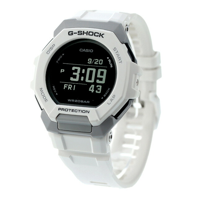 gショック ジーショック G-SHOCK GBD-300-7 G-SQUAD GBD-300シリーズ Bluetooth メンズ 腕時計 カシオ casio デジタル ホワイト 白 ブランド おしゃれ 防水 軽い プレゼント 男性 実用的