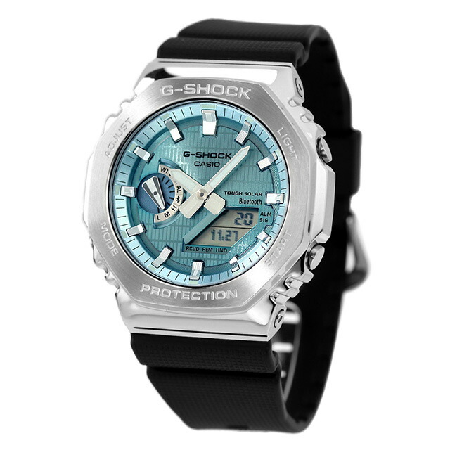 gショック ジーショック G-SHOCK ソーラー GBM-2100A-1A2 アナログデジタル 2100シリーズ Bluetooth メンズ 腕時計 カシオ casio アナデジ アイスブルー ブラック 黒 ブランド おしゃれ 防水 軽い プレゼント 男性 実用的