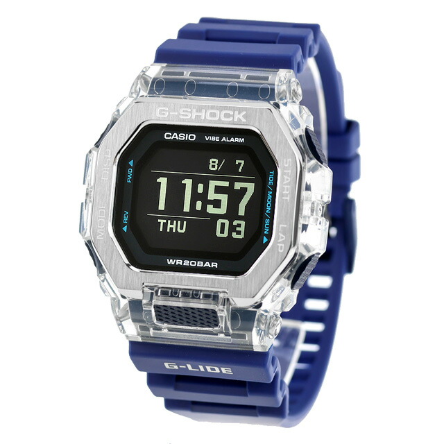 gショック ジーショック G-SHOCK クォーツ 電池式 GBX-100S-2 Gライド GBX-100シリーズ Bluetooth メンズ 腕時計 ブランド カシオ casio デジタル ブラック ネイビー 黒 おしゃれ 防水 軽い プレゼント 男性 実用的