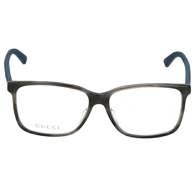 グッチ 眼鏡 メンズ ブランド GUCCI ITALY GG0426OA 007 ブラック/ブルー