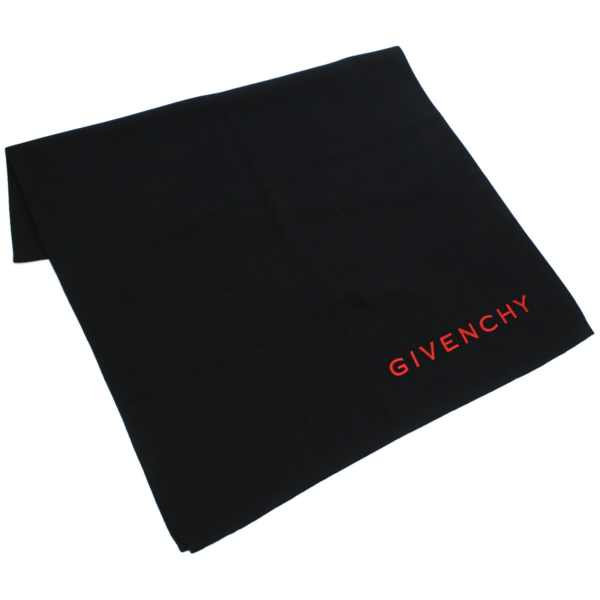 ジバンシー ストール レディース GIVENCHY ウール100% イタリア BG003M ブラック 小物