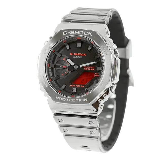 gショック ジーショック 2100 G-SHOCK FINE METALLIC SERIES ANALOG-DIGITAL 2100 Series クォーツ 電池式 GM-2100YRA-8A メンズ 腕時計 ブランド カシオ casio アナデジ ブラック 黒 おしゃれ 防水 プレゼント 男性 実用的