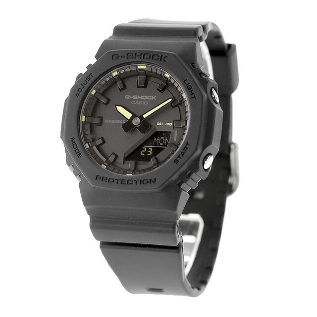 gショック ジーショック G-SHOCK クォーツ 電池式 GMA-P2100SA-1A2 アナログ デジタル ユニセックス メンズ レディース 腕時計 ブランド カシオ casio アナデジ オールブラック 黒 おしゃれ 防水 文字盤 大きい プレゼント 実用的