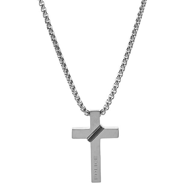 ポリス ネックレス ペンダント メンズ POLICE クロスボンド CROSSBOND 十字架 クロス GN0082002 シルバー アクセサリー ジュエリー ブランド 高級 おしゃれ プレゼント 男性 実用的 かっこいい