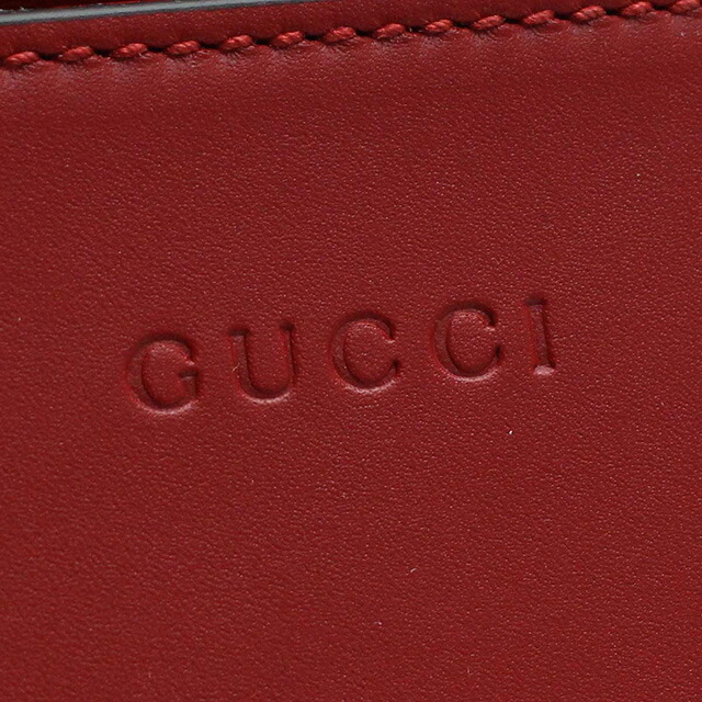 グッチ ハンドバッグ レディース ブランド GUCCI レザー 459076 レッド バッグ 軽量 小さめ 手提げ 高級 おしゃれ プレゼント 女性 実用的 かわいい