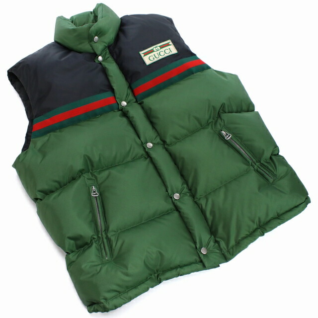 グッチ ベスト メンズ GUCCI イタリア 698713 グリーン系 ファッション 選べるモデル プレゼント 実用的