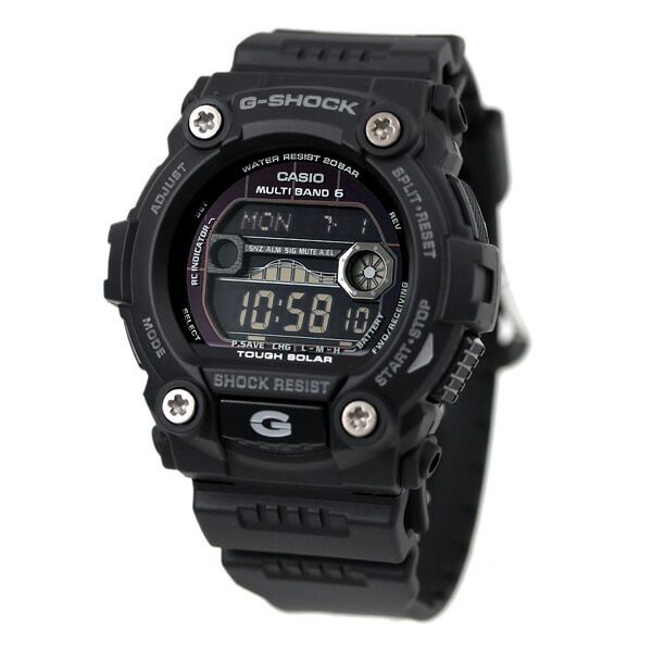 gショック ジーショック G-SHOCK 電波ソーラー GW-7900B-1 タイドグラフ・ムーンデータ搭載 フルブラック 黒 CASIO カシオ 腕時計 メンズ 中学生 高校生 ブランド おしゃれ 防水 軽い プレゼント 男性 実用的