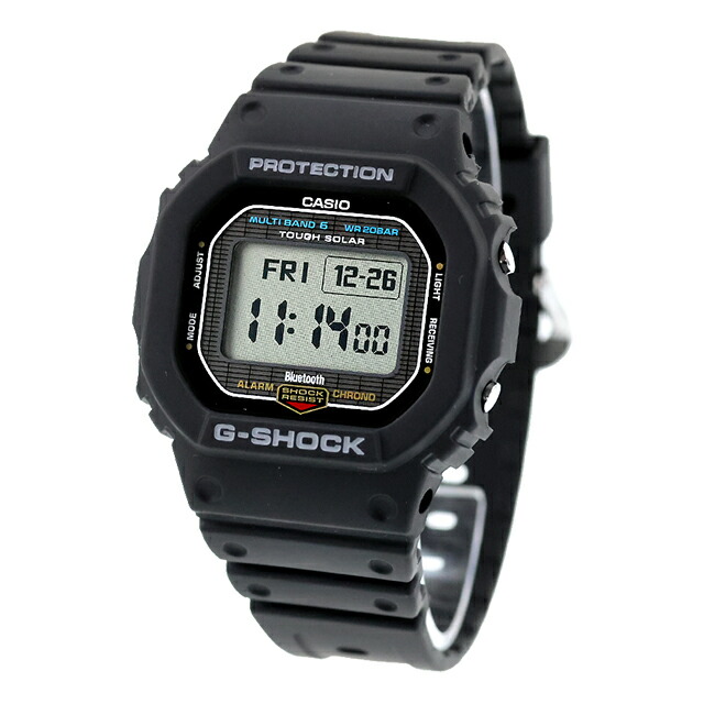 gショック ジーショック 5600 G-SHOCK DIGITAL 5600 SERIES タフソーラー（ソーラー充電システム） GW-BX5600-1 Bluetooth メンズ 腕時計 ブランド カシオ casio デジタル グレー ブラック 黒 おしゃれ 防水 プレゼント 男性 実用的