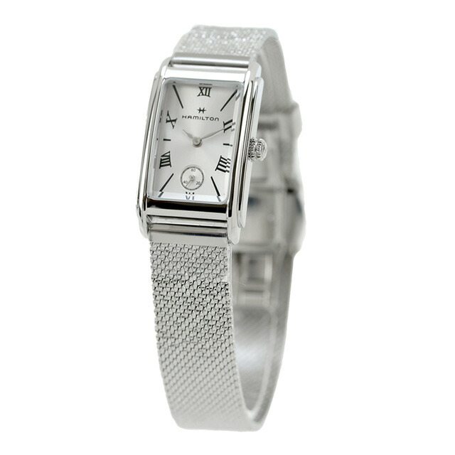 ハミルトン アメリカン クラシック アードモア 19mm クォーツ 電池式 腕時計 レディース HAMILTON H11221150 アナログ シルバー スイス製 ブランド おしゃれ 防水 軽い 華奢 かわいい プレゼント 女性 実用的