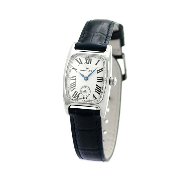 H13321611 ハミルトン アメリカンクラシック ボルトン レディース 腕時計 HAMILTON ネイビー ブランド おしゃれ 防水 軽い 華奢 かわいい プレゼント 女性 実用的