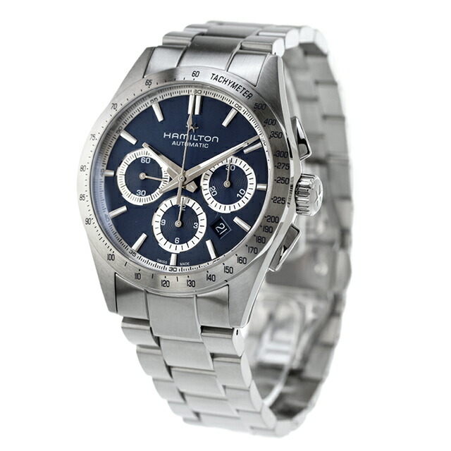 ハミルトン ジャズマスター パフォーマー オート クロノ 42mm 自動巻き 腕時計 メンズ クロノグラフ HAMILTON H36616140 アナログ ブルー スイス製 ブランド おしゃれ 防水 プレゼント 男性 実用的