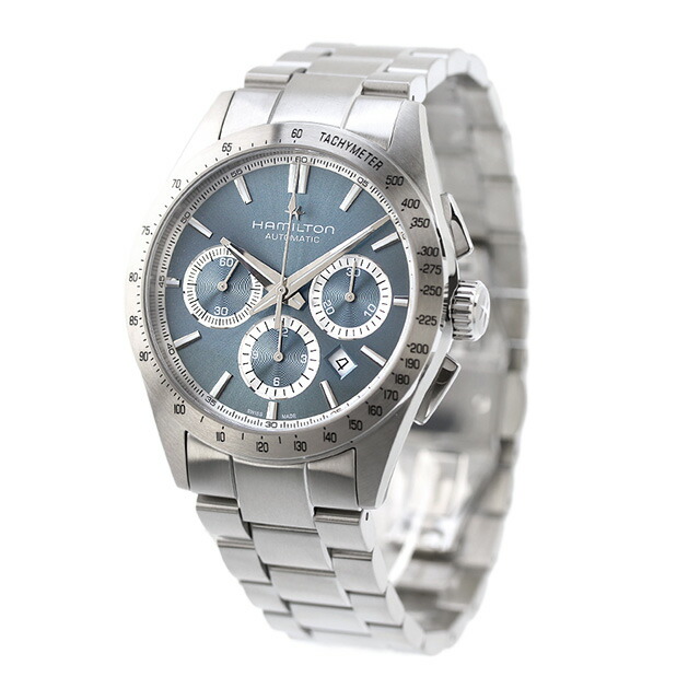 ハミルトン ジャズマスター パフォーマー オート クロノ 42mm 自動巻き 腕時計 メンズ クロノグラフ HAMILTON H36656140 アナログ ブルー スイス製 ブランド おしゃれ 防水 プレゼント 男性 実用的