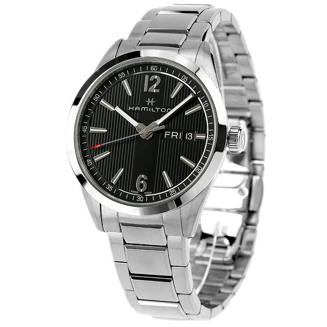 ハミルトン 腕時計 HAMILTON H43311135 デイデイト ブロードウェイ クオーツ 40MM ブラック 時計 ブランド おしゃれ 防水 プレゼント 男性 実用的