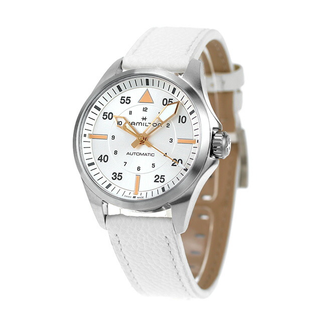 ハミルトン カーキ アビエーション カーキ パイロット オートマティック 36mm 自動巻き 腕時計 メンズ HAMILTON H76215850 アナログ シルバー ホワイト 白 スイス製 ブランド おしゃれ 防水 プレゼント 男性 実用的