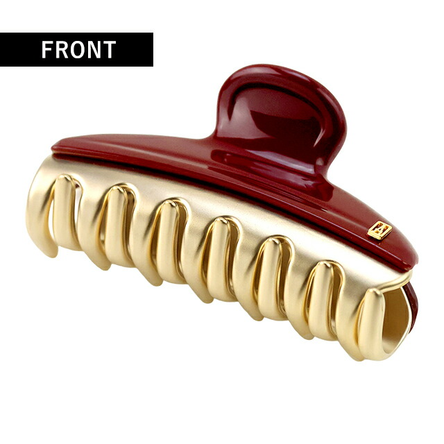 アレクサンドル ドゥ パリ ヘアクリップ レディース ブランド ALEXANDRE DE PARIS ヴァンドームMクリップ ICCM-15571-02-B2 BORDEAUX ヘアアクセサリー