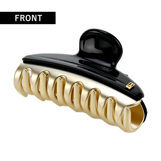 アレクサンドル ドゥ パリ ヘアクリップ レディース ブランド ALEXANDRE DE PARIS ヴァンドームMクリップ ICCM-15571-02-N3 NOIR ヘアアクセサリー