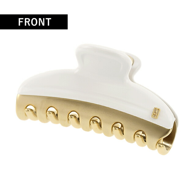 アレクサンドル ドゥ パリ ヘアクリップ レディース ブランド ALEXANDRE DE PARIS ヴァンドームMクリップ ICCM-15571-02-P1 ホワイト ヘアアクセサリー