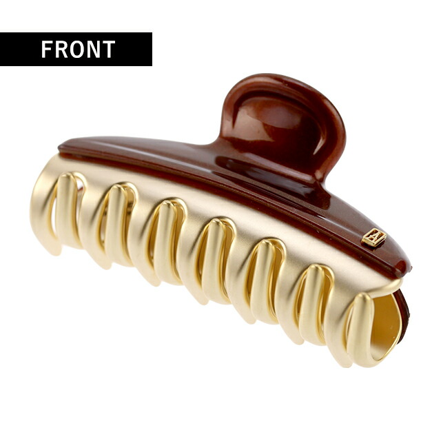 アレクサンドル ドゥ パリ ヘアクリップ レディース ブランド ALEXANDRE DE PARIS ヴァンドームMクリップ ICCM-15571-02-X4 PAIL BROWN ヘアアクセサリー