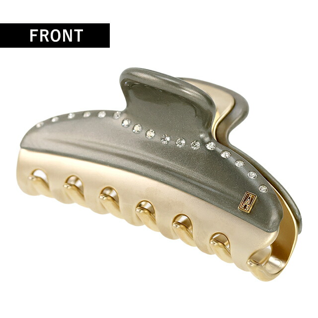 アレクサンドル ドゥ パリ ヘアクリップ レディース ブランド ALEXANDRE DE PARIS ヴァンドームMクリップ スワロフスキー ICCM-15571-03-G5 GRIS PAILLETE ヘアアクセサリー