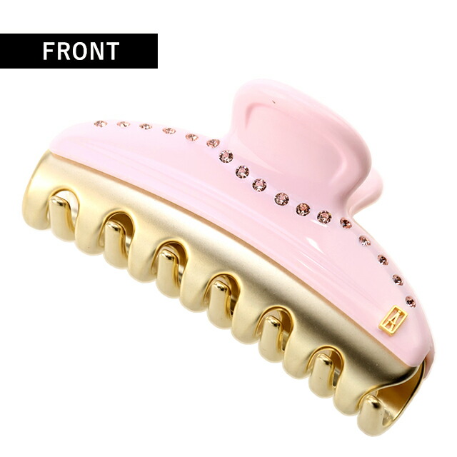 アレクサンドル ドゥ パリ ヘアクリップ レディース ブランド ALEXANDRE DE PARIS ヴァンドームMクリップ スワロフスキー ICCM-15571-03-Q10 ROSE GLOSSY ヘアアクセサリー