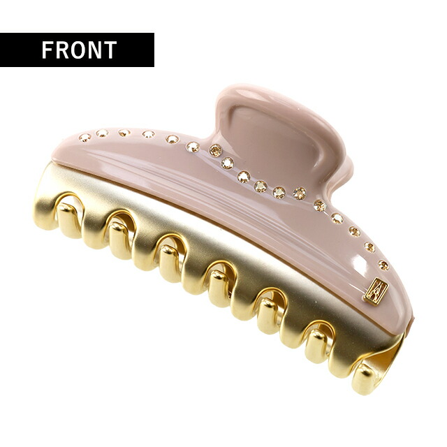 アレクサンドル ドゥ パリ ヘアクリップ レディース ブランド ALEXANDRE DE PARIS VENDOME M クリップ スワロフスキー ICCM-15571-03-S5 BEIGE ヘアアクセサリー
