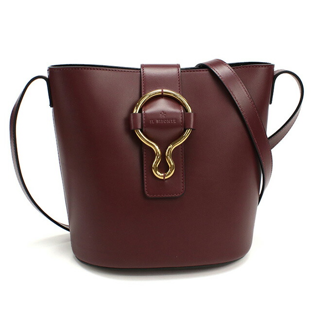 イル ビゾンテ 斜め掛け ショルダーバッグ レディース ブランド IL BISONTE レザー イタリア BBU035 AMARENA ボルドー系 バッグ