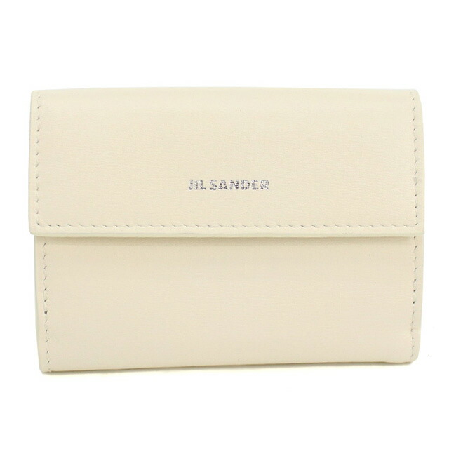 ジル サンダー 三折財布小銭入付き レディース JIL SANDER イタリア J07UI0009 ホワイト系 財布 ウォレット ブランド 高級 おしゃれ プレゼント 実用的