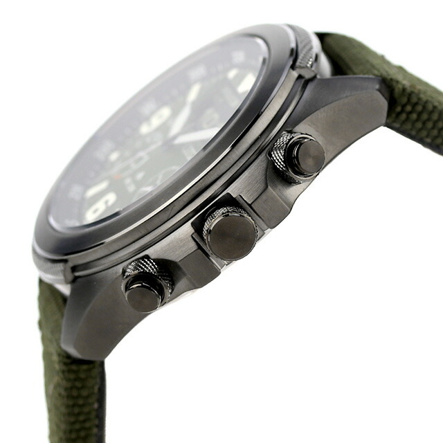 シチズン プロマスター ランド 光発電エコドライブ 腕時計 メンズ クロノグラフ ソーラー CITIZEN PROMASTER JV1005-02W アナデジ ブラック カーキ 黒 ブランド おしゃれ 防水 文字盤 大きい プレゼント 男性 実用的