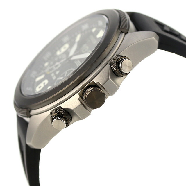 シチズン プロマスター ランド 光発電エコドライブ 腕時計 メンズ クロノグラフ ソーラー CITIZEN PROMASTER JV1007-07E アナデジ ブラック 黒 ブランド おしゃれ 防水 文字盤 大きい プレゼント 男性 実用的