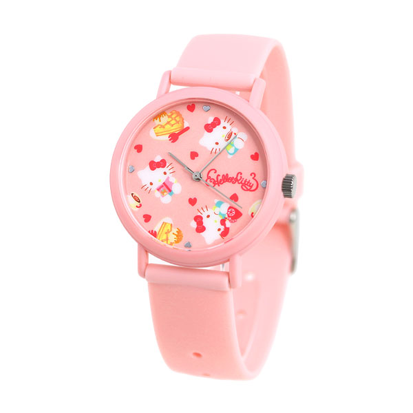 カオル ハローキティ スイーツ 38mm クオーツ KAORU003KP 香 ストロベリーの香り 腕時計 レディース ピンク KAORU ブランド おしゃれ 防水 かわいい プレゼント 女性 実用的