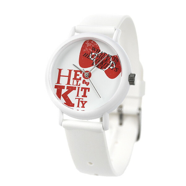 カオル ハローキティ タイポ 38mm クオーツ KAORU004KW 香 バニラの香り 腕時計 レディース ホワイト KAORU ブランド おしゃれ 防水 かわいい プレゼント 女性 実用的