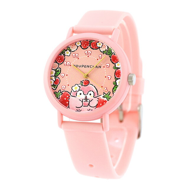 カオル コウペンちゃん×KAORU しあわせいちごver -しあわせ- ストロベリーの香り クォーツ 電池式 腕時計 ブランド レディース KAORU KAORU013P3 アナログ ピンク 日本製 おしゃれ 防水 かわいい プレゼント 女性 実用的