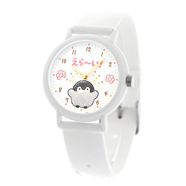 カオル コウペンちゃん×KAORU おうえんver -えら～い！- バニラの香り クォーツ 電池式 腕時計 ブランド レディース KAORU KAORU013W3 アナログ ホワイト 白 日本製 おしゃれ 防水 かわいい プレゼント 女性 実用的