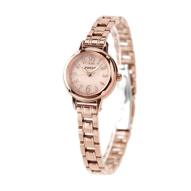 シチズン ウィッカ ソーラー KH9-965-91 腕時計 レディース ピンクゴールド CITIZEN wicca ブランド おしゃれ 防水 軽い 華奢 かわいい プレゼント 女性 実用的