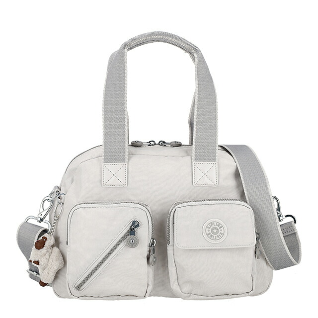 キプリング ショルダーバッグ レディース ブランド Kipling CHINA KI25000NR COOL FOG ライトグレー 斜めがけ 高級 おしゃれ プレゼント 女性 実用的 かわいい
