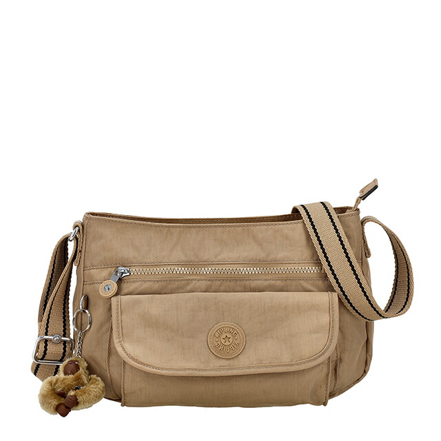 キプリング ショルダーバッグ レディース ブランド Kipling CHINA KI93900NW EARLY TAN P ブラウン 斜めがけ 高級 おしゃれ プレゼント 女性 実用的 かわいい