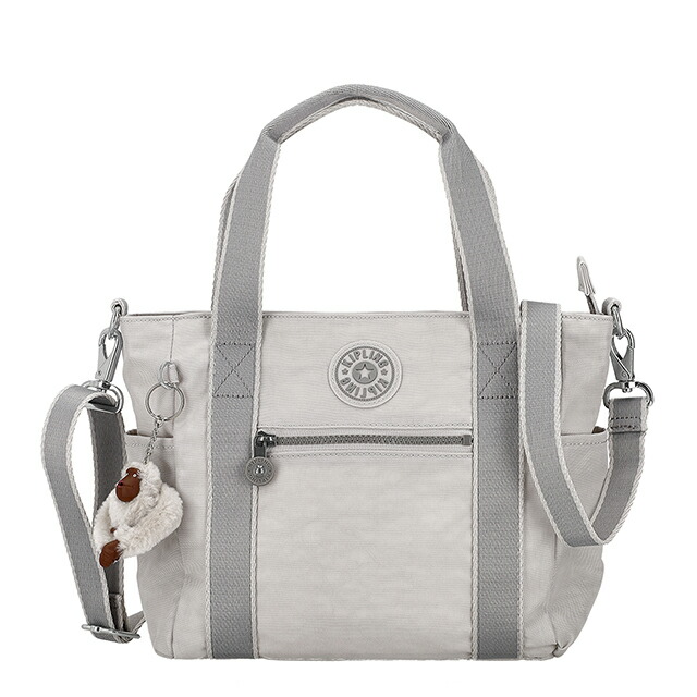 キプリング ショルダーバッグ レディース ブランド Kipling CHINA KIB9K80NR COOL FOG ライトグレー 斜めがけ 高級 おしゃれ プレゼント 女性 実用的 かわいい