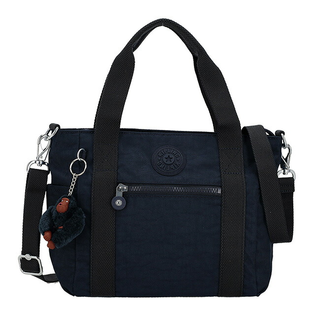 キプリング ハンドバッグ レディース ブランド Kipling KIB9K84DX ネイビー 軽量 小さめ 手提げ 高級 おしゃれ プレゼント 女性 実用的 かわいい