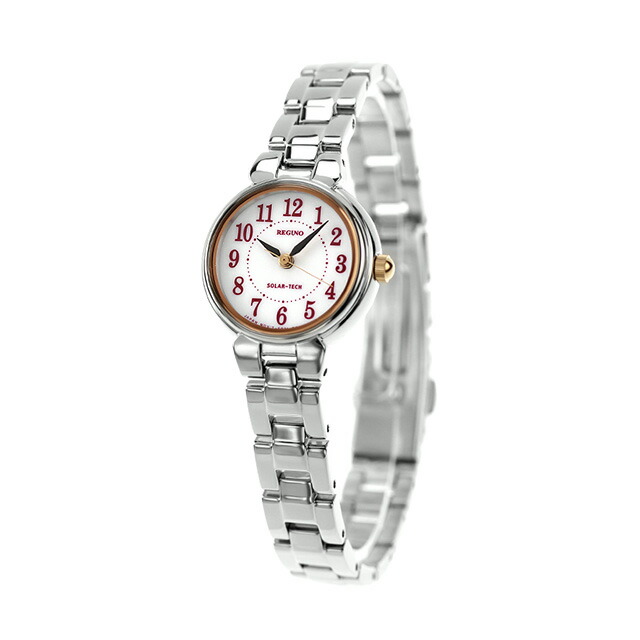 シチズン レグノ ソーラー レディース ブレスレット KP1-012-13 CITIZEN REGUNO 腕時計 ホワイト 時計 ブランド おしゃれ 防水 軽い 華奢 かわいい プレゼント 女性 実用的
