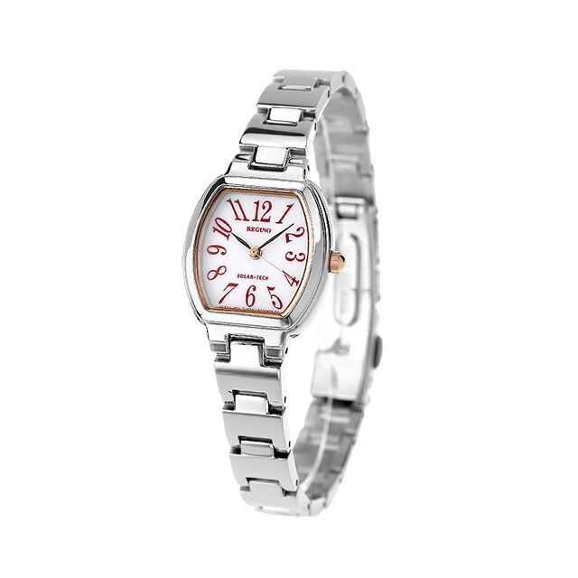 シチズン レグノ ソーラー レディース ブレスレット KP1-110-11 CITIZEN REGUNO 腕時計 ホワイト 時計 ブランド おしゃれ 防水 軽い 華奢 かわいい プレゼント 女性 実用的