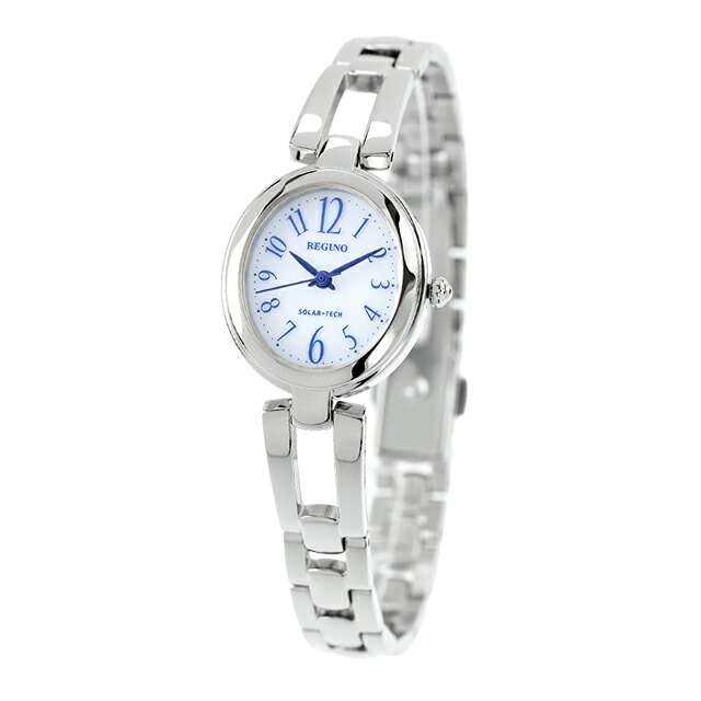 シチズン レグノ ソーラーテック レディース ブレスレット エコドライブ 腕時計 レディース ソーラー CITIZEN REGUNO KP1-616-13 アナログ シルバー ブランド おしゃれ 防水 軽い 華奢 かわいい プレゼント 女性 実用的