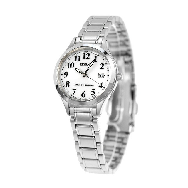 シチズン レグノ ソーラーテック 電波ソーラー 腕時計 ソーラー電波腕時計 ソーラー電波時計 レディース CITIZEN REGUNO KS1-210-21 アナログ シルバー ブランド おしゃれ 防水 軽い 華奢 かわいい プレゼント 女性 実用的