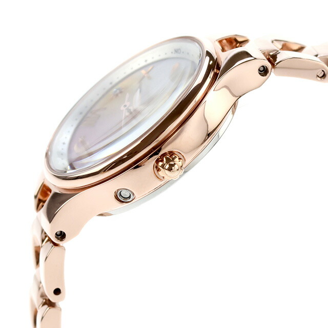 シチズン ウィッカ 夏限定モデル ソーラーテック電波時計 腕時計 ブランド レディース 数量限定 電波ソーラー CITIZEN wicca KS1-864-93 アナログ シェル ピンクゴールド おしゃれ 防水 軽い 華奢 かわいい プレゼント 女性 実用的