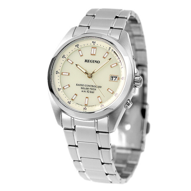 シチズン レグノ ソーラーテック 電波ソーラー 腕時計 ソーラー電波腕時計 ソーラー電波時計 メンズ CITIZEN REGUNO KS3-115-31 アナログ ゴールド ブランド おしゃれ 防水 プレゼント 男性 実用的